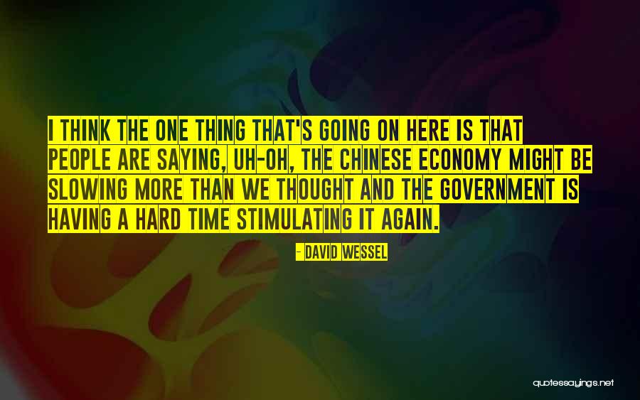 Government Quotes By David Wessel