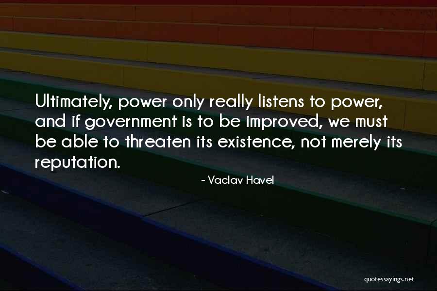 Government Quotes By Vaclav Havel