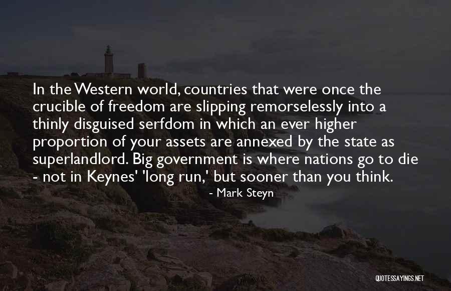Government Running Quotes By Mark Steyn Government Running Quotes By Mark Steyn