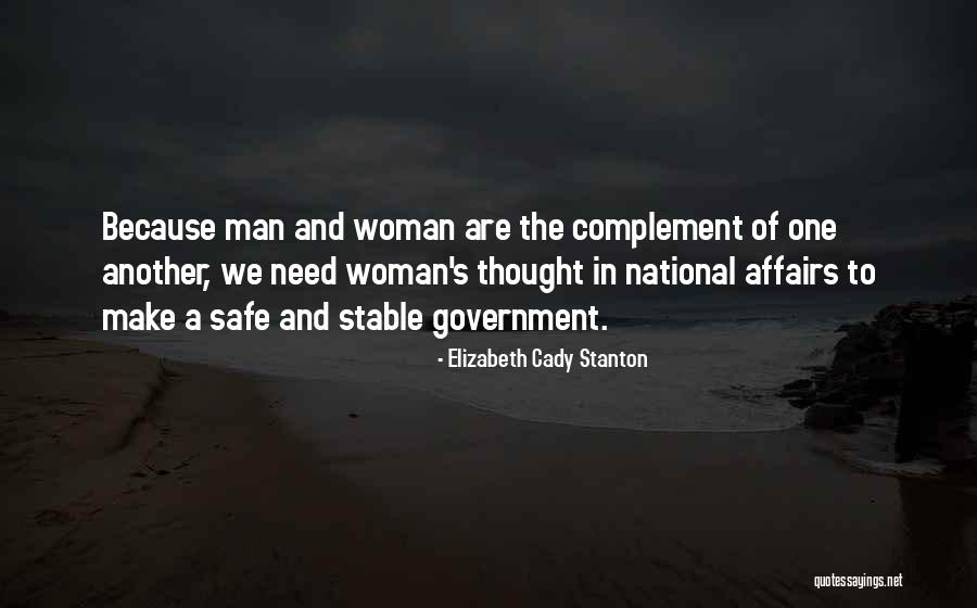 Government Safe Quotes By Elizabeth Cady Stanton Government Safe Quotes By Elizabeth Cady Stanton