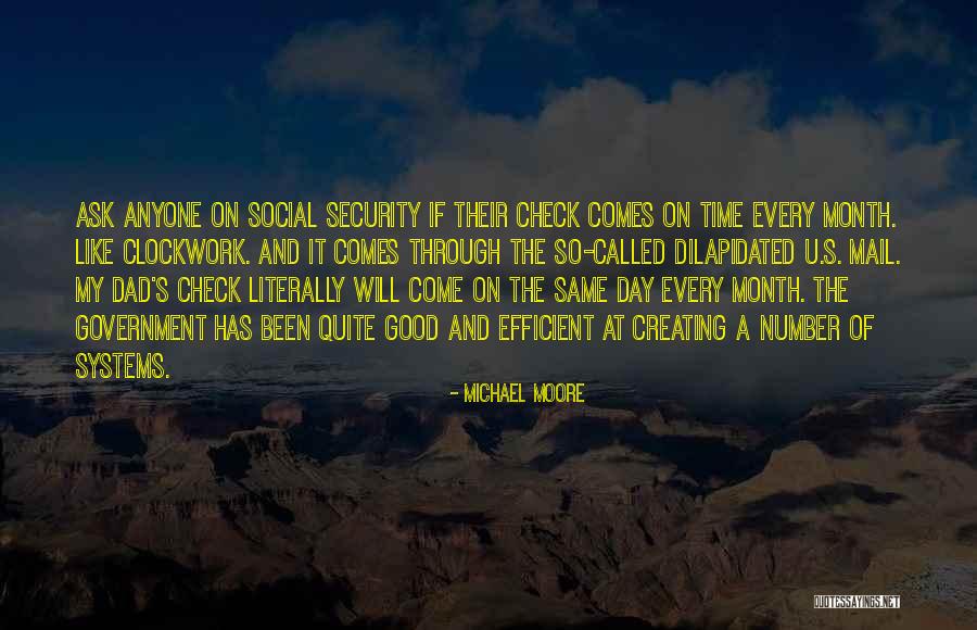 Government Security Quotes By Michael Moore Government Security Quotes By Michael Moore
