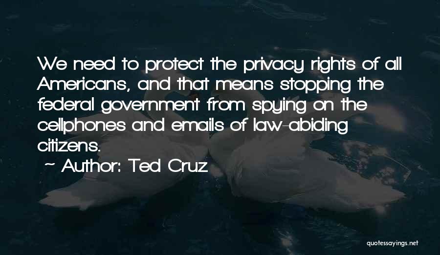 Government Spying Quotes By Ted Cruz