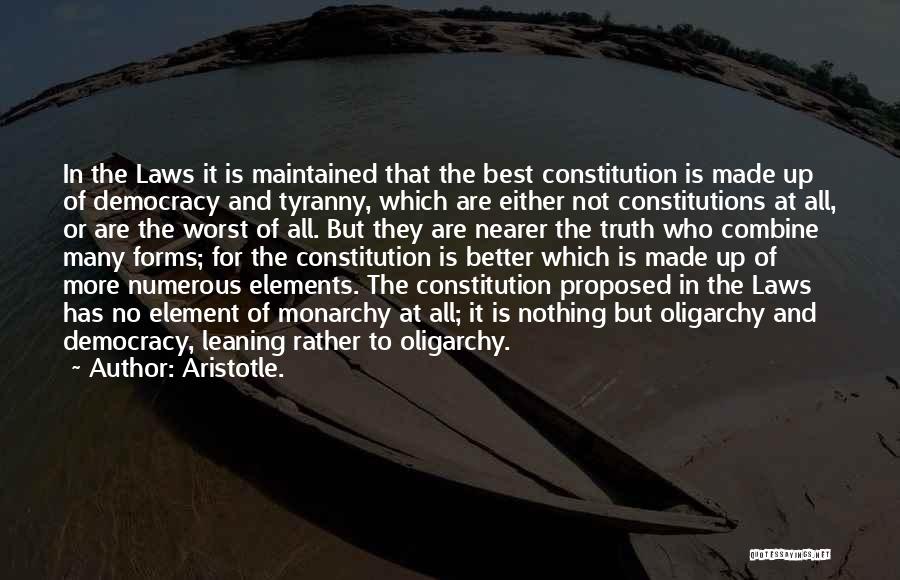 Government Tyranny Quotes By Aristotle.
