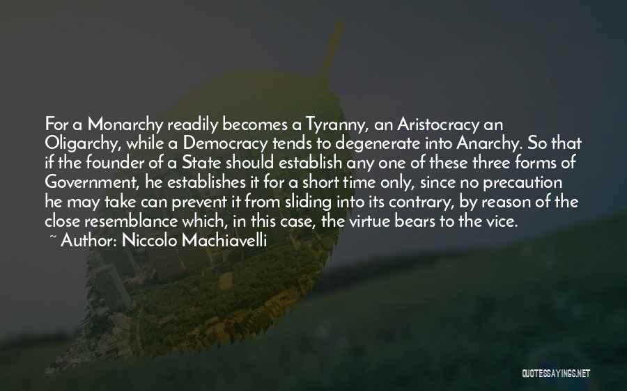 Government Tyranny Quotes By Niccolo Machiavelli