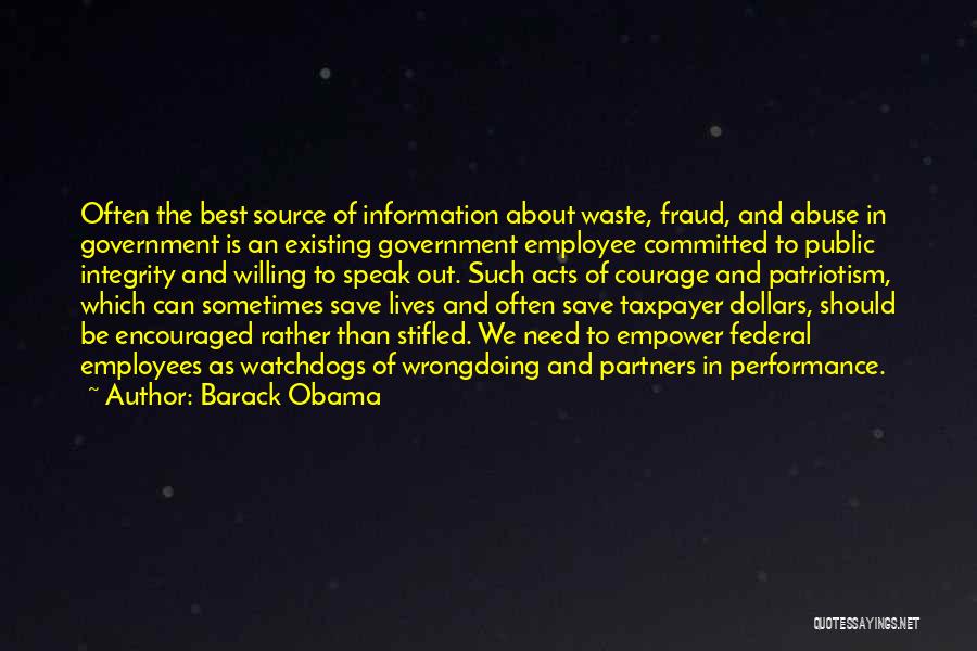 Government Waste Quotes By Barack Obama