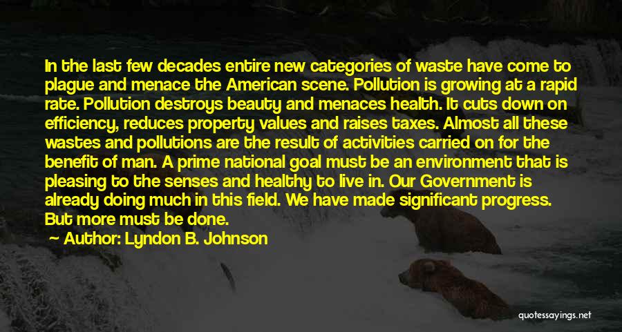 Government Waste Quotes By Lyndon B. Johnson