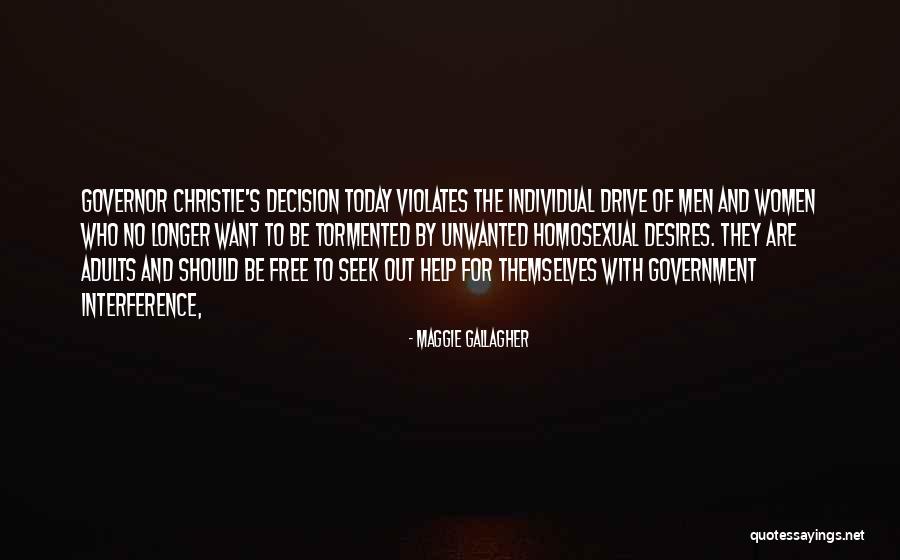 Governor Christie Quotes By Maggie Gallagher