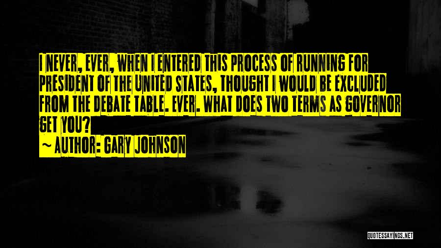 Governor Quotes By Gary Johnson