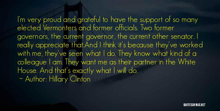 Governor Quotes By Hillary Clinton