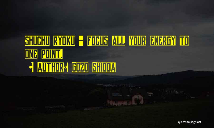 Gozo Shioda Quotes 867451