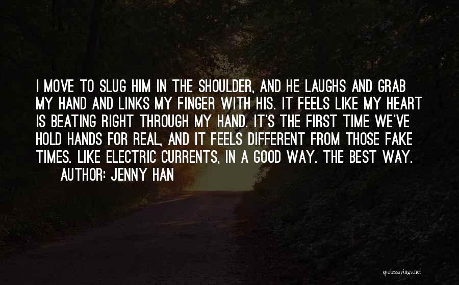 Grab Hand Quotes By Jenny Han