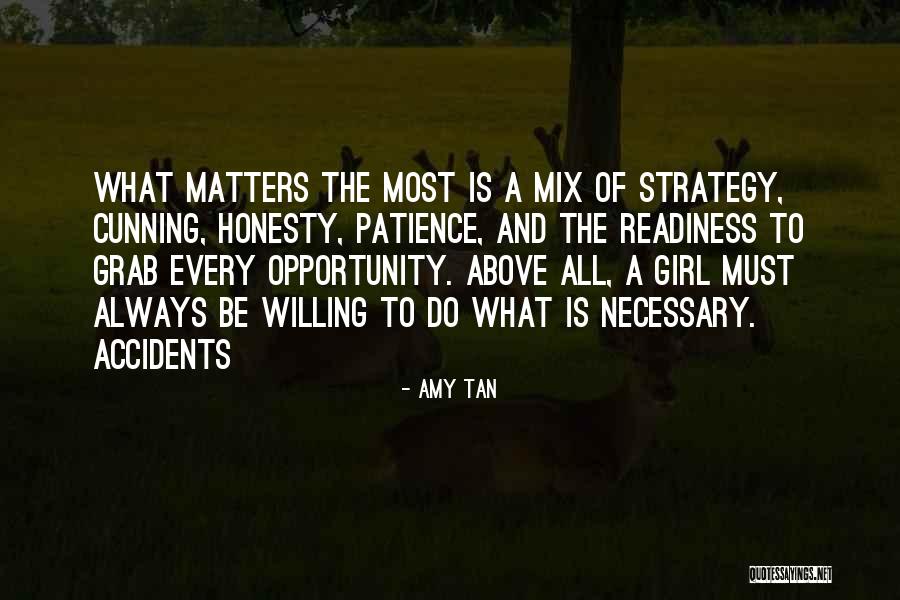 Grab The Opportunity Quotes By Amy Tan