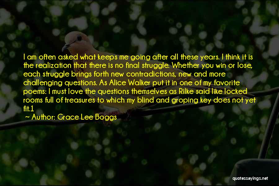 Grace And Love Quotes By Grace Lee Boggs