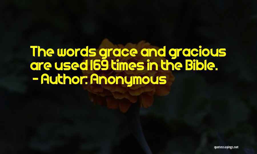 Grace In The Bible Quotes By Anonymous