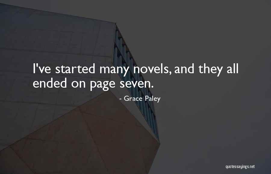 Grace Novel Quotes By Grace Paley Grace Novel Quotes By Grace Paley