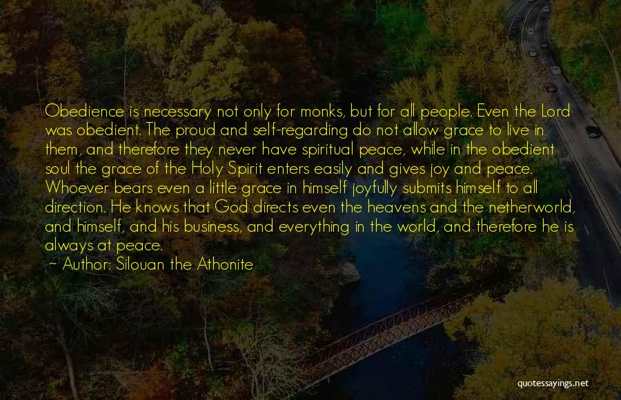 Grace Of God Quotes By Silouan The Athonite