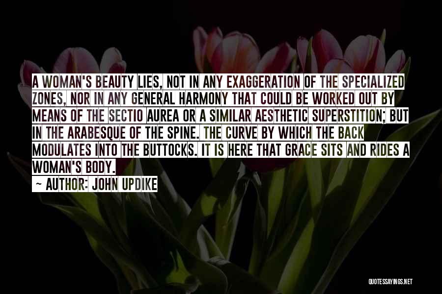 Grace Of Woman Quotes By John Updike