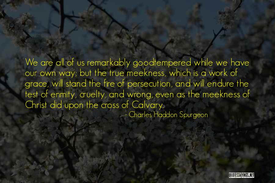 Grace Under Fire Quotes By Charles Haddon Spurgeon