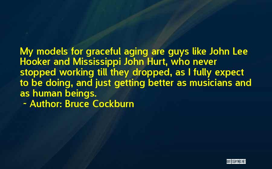 Graceful Aging Quotes By Bruce Cockburn