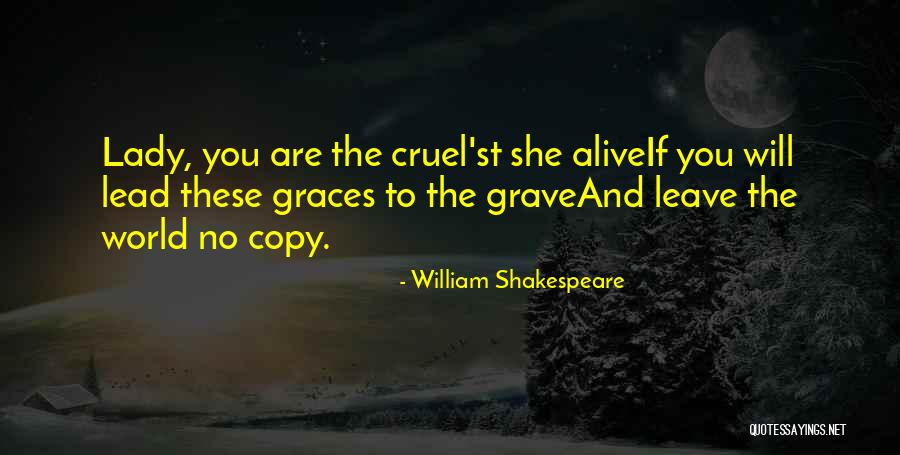 Graces World Quotes By William Shakespeare Graces World Quotes By William Shakespeare