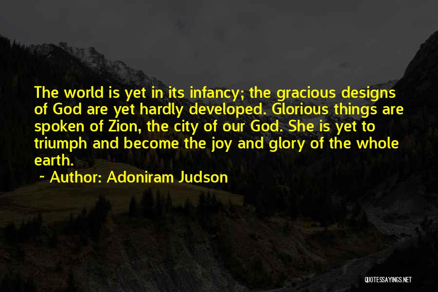 Gracious God Quotes By Adoniram Judson