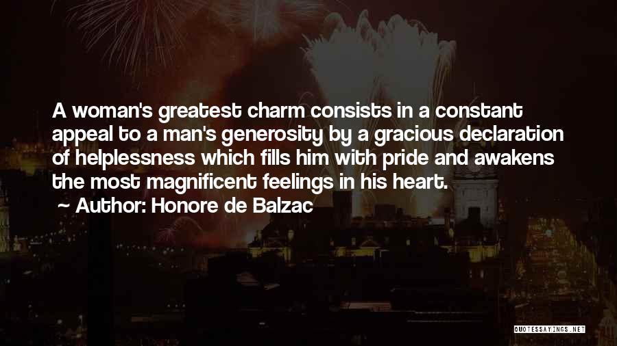 Gracious Woman Quotes By Honore De Balzac