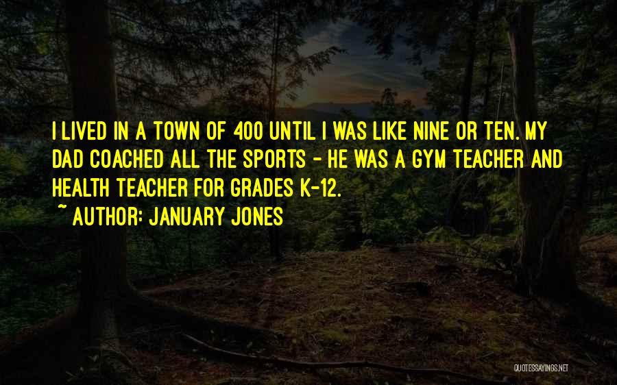 Grades And Sports Quotes By January Jones