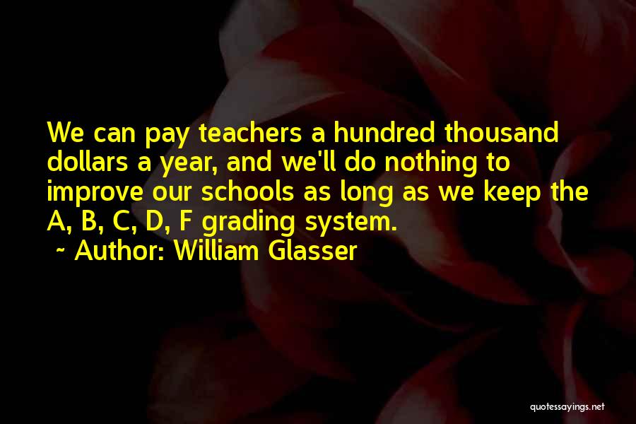 Grading System Quotes By William Glasser