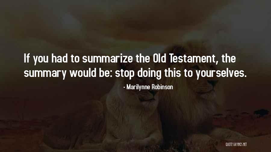 Gradsky Waiver Quotes By Marilynne Robinson