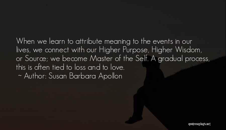 Gradual Love Quotes By Susan Barbara Apollon
