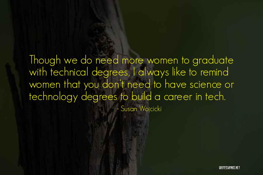 Graduate Degrees Quotes By Susan Wojcicki