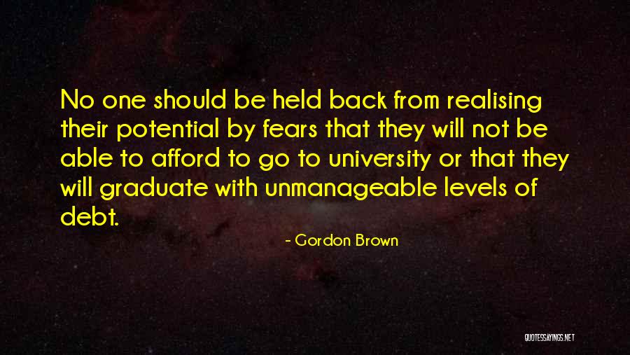 Graduate Education Quotes By Gordon Brown