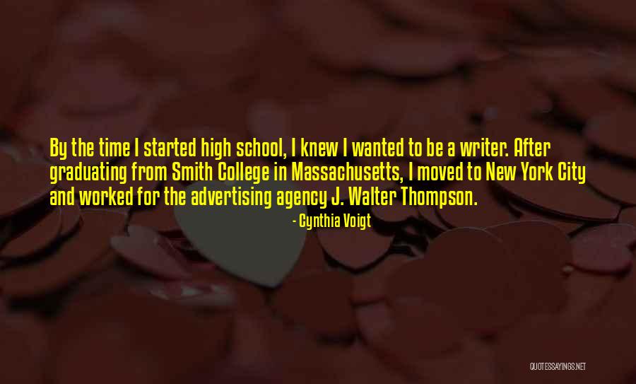 Graduating From High School Quotes By Cynthia Voigt Graduating From High School Quotes By Cynthia Voigt