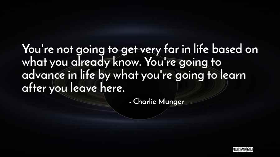 Graduation Quotes By Charlie Munger