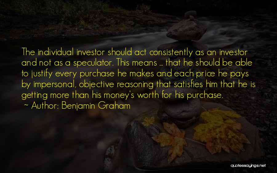 Graham Benjamin Quotes By Benjamin Graham