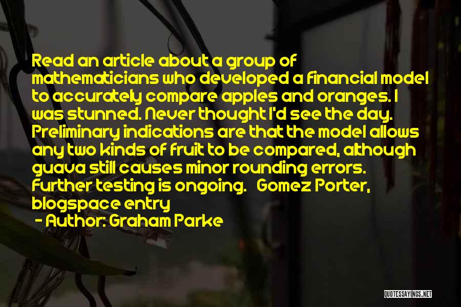 Graham Parke Quotes 287851