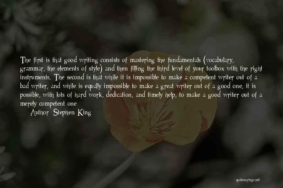 Grammar And Writing Quotes By Stephen King