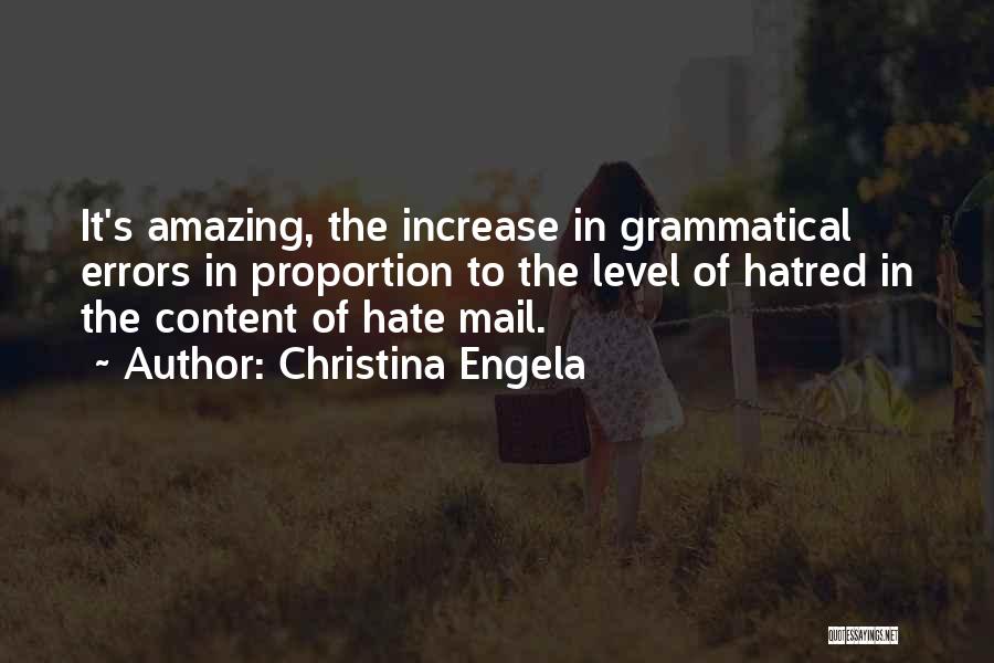 Grammatical Errors Quotes By Christina Engela