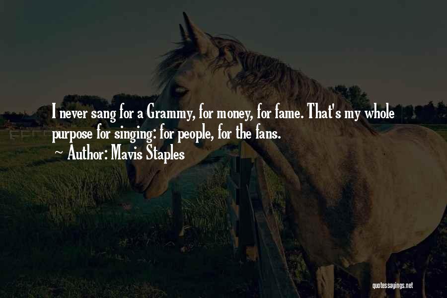 Grammy Quotes By Mavis Staples