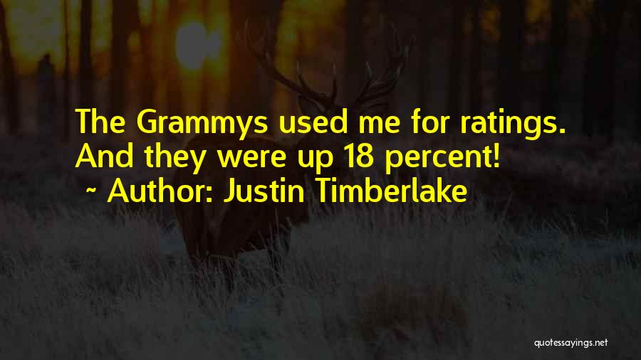 Grammys Quotes By Justin Timberlake