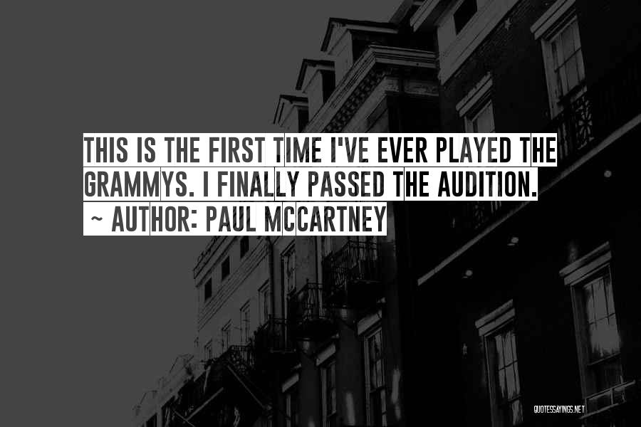 Grammys Quotes By Paul McCartney