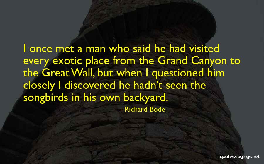 Grand Canyon Quotes By Richard Bode