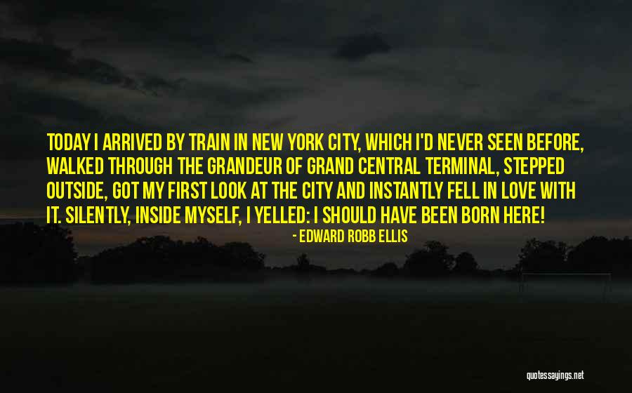 Grand Central Terminal Quotes By Edward Robb Ellis Grand Central Terminal Quotes By Edward Robb Ellis