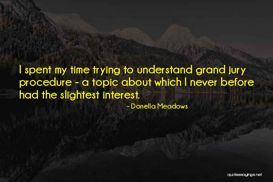 Grand Jury Quotes By Donella Meadows