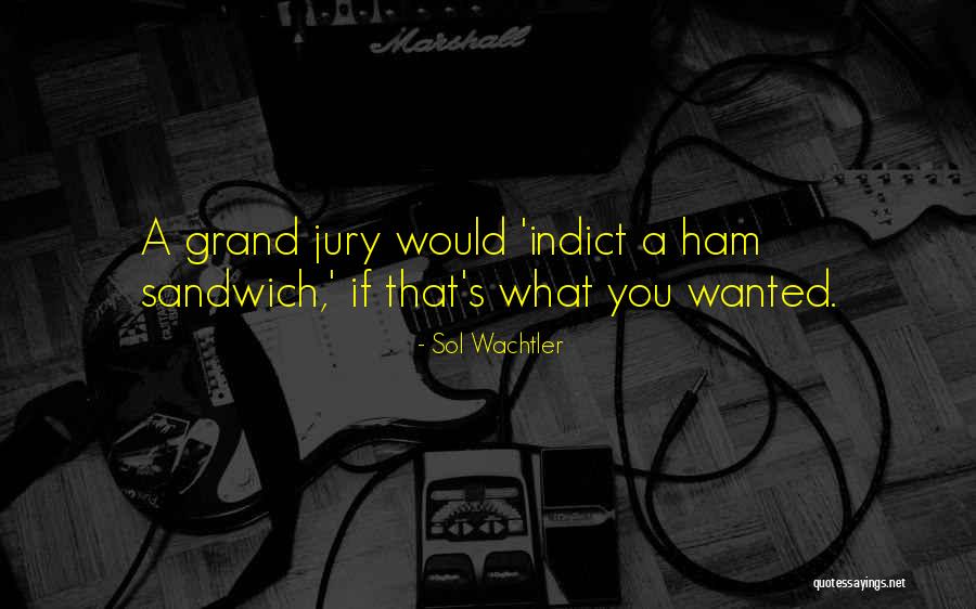 Grand Jury Quotes By Sol Wachtler