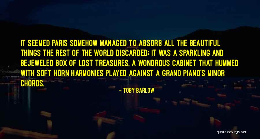 Grand Things Quotes By Toby Barlow Grand Things Quotes By Toby Barlow