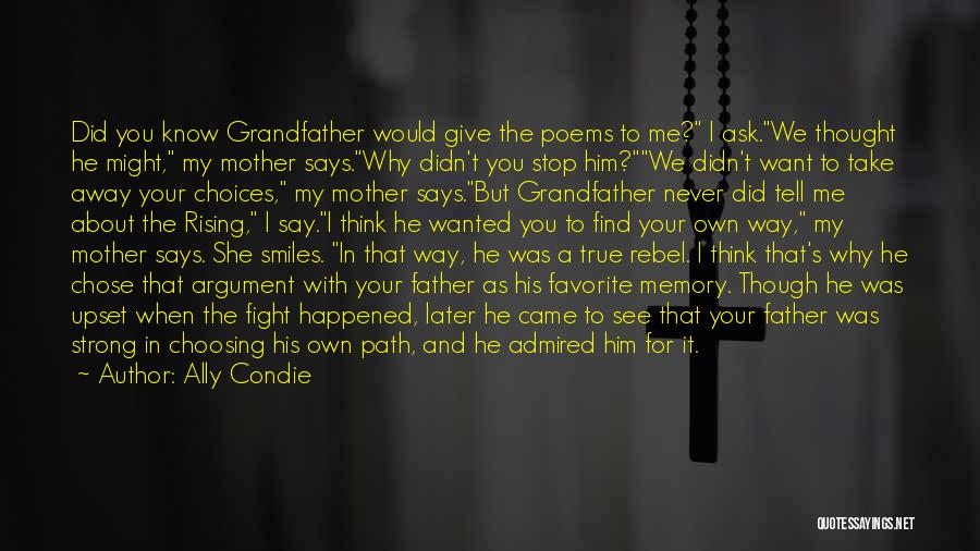 Grandfather Poems And Quotes By Ally Condie
