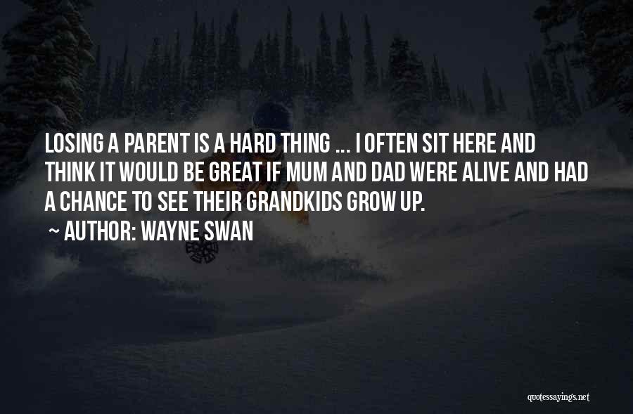 Grandkids Quotes By Wayne Swan