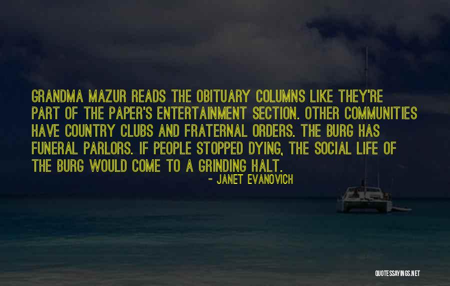 Grandma For Funeral Quotes By Janet Evanovich Grandma For Funeral Quotes By Janet Evanovich