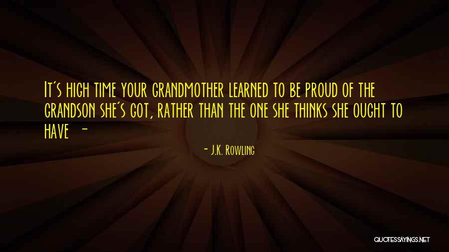 Grandmother Grandson Quotes By J.K. Rowling Grandmother Grandson Quotes By J.K. Rowling